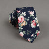 100% cotton skinny 6 cm floral necktie high fashion plaid ties for men slim cotton cravat neckties