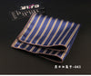 New Striped Pocket Square Gentlemen Style Floral & Paisley Handkerchief for Men Suit Pocket Wedding Square Hanky Chest Towel