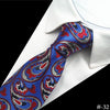 100% Silk Men Tie 8cm Plaid Paisley Neck Ties for Men Necktie Classic Wear Business Wedding Tie Party