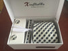 Wide Jacquard woven Ties Hanky Cufflink set  for men Formal Wedding Party Groom