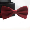 16 Colors Bow Tie For Men Classic Solid Mens Adjustable Tuxedo Wedding Necktie Ties