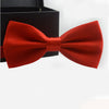 16 Colors Bow Tie For Men Classic Solid Mens Adjustable Tuxedo Wedding Necktie Ties