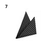 Men Dot Solid Satin Square suit Pocket Handkerchiefs Business Vintage Wedding Classic Hankies Towel For Clothes Accessories B2