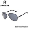 BAVIRON Teardrop Driving sunglasses Men Aluminum Polarized Sunglasses Classic Aviators Glasses Male Top Eyewear UV400 Gafas 8026