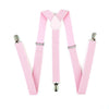 Braces Men Suspenders Jeans Pants Trouser with Clip-on Braces Elastic Suspenders Black White Clothing Accessories