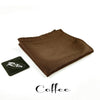 Fashion Men Polyester Striped Pocket Square Hankerchief Hanky Plain Solid Color Wedding Party accessories