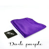 Fashion Men Polyester Striped Pocket Square Hankerchief Hanky Plain Solid Color Wedding Party accessories
