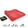 Fashion Men Polyester Striped Pocket Square Hankerchief Hanky Plain Solid Color Wedding Party accessories