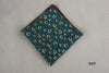 Men's Suits Cotton Handkerchiefs Woven Floral Printing Pocket Square Hankies Men's Business Casual Square Pockets Hanky