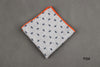 Men's Suits Cotton Handkerchiefs Woven Floral Printing Pocket Square Hankies Men's Business Casual Square Pockets Hanky