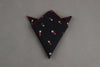 Men's Suits Cotton Handkerchiefs Woven Floral Printing Pocket Square Hankies Men's Business Casual Square Pockets Hanky
