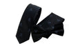 Fashion Business Tie Set Skull Print Ties Pocket Square Towel For Men Wedding Suit Neck Tie Gravata Slim Bowtie Handkerchief Set