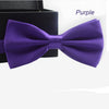 Bow Ties For Men Bowtie Tuxedo Classic Solid Color Wedding Party Red Black White Green