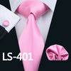 Classic Men`s Tie 20 Styles Novelty Jacquard Woven 100% Silk Tie Hanky Cufflinks Set For Wedding Business Party