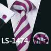 Classic Men`s Tie 20 Styles Novelty Jacquard Woven 100% Silk Tie Hanky Cufflinks Set For Wedding Business Party