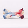 100% Cotton Mens Bow Tie Fashion Plaid Wedding Cravat Party Butterfly Ties Casual Business Men Bowties Free Shipping