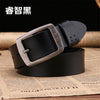 100% cowhide genuine leather belts for men male pin buckle jeans cowboy Mens Belts Luxury Leather Designer High Quality
