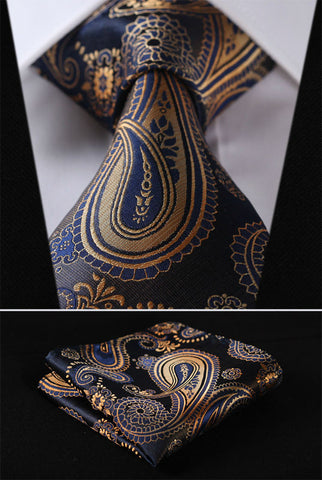 Gold Blue Floral 3.4