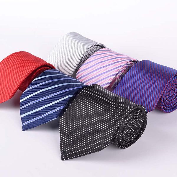 Necktie Groom Gentleman Ties  Men Wedding Party Formal Solid Silk Slim Arrow Tie