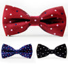 Polyester Men's Bow Tie Brand  Male Polka Dot Bowtie Necktie Business Wedding Neckties