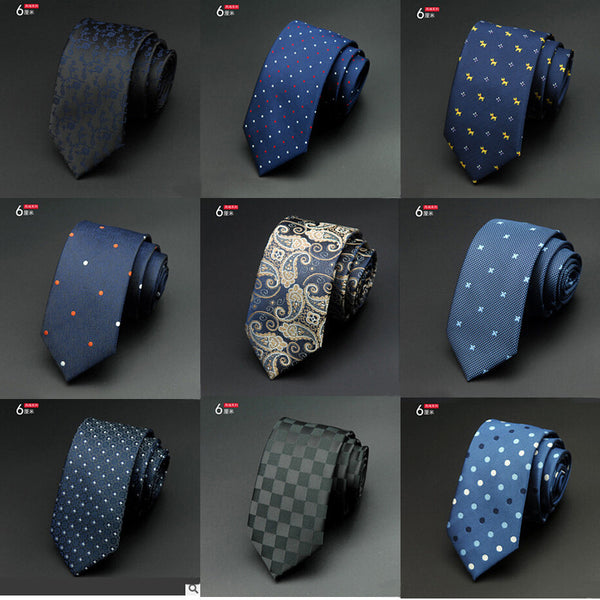 Mens Ties Dot Striped Neckties Slim Tie Classic Business Casual Green Tie For Men