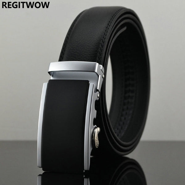 Belt Designer Automatic Buckle Cowhide Leather men belt 110cm-130cm Luxury belts for men